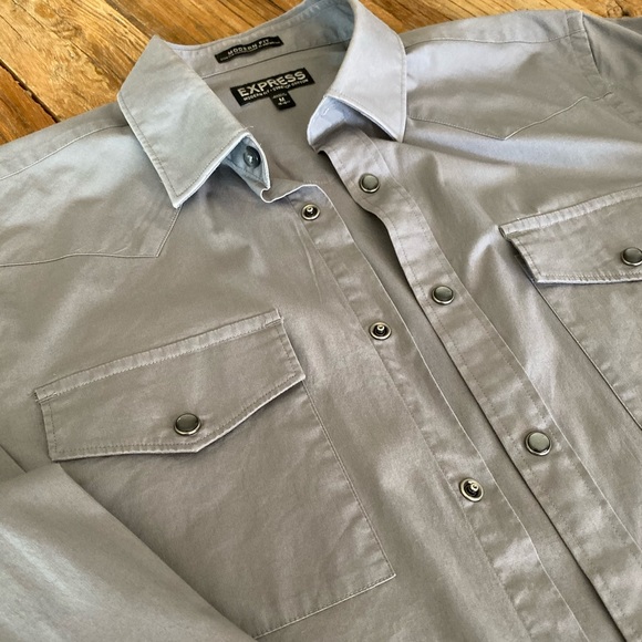Express Casual Button Down Shirt - Picture 3 of 6